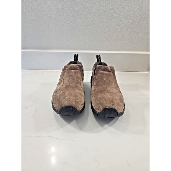 Merrell Jungle Moc Suede Loafers Shoes Womens 7 Brown Dark Earth J65685 Comfort - Picture 2 of 8